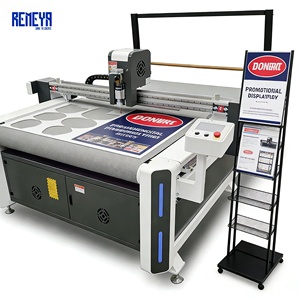 Machine de découpe vibrante REMEYA CNC pour autocollants ondulés et emballages en carton, destinée à l'industrie publicitaire - Product Image 1