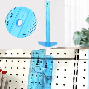 인치와 센티미터 눈금이 있는 Foska 투명 플라스틱 T자자, 잉크 드로잉, 도면 작성, 가정 개조 프로젝트 및 공예용 - Product Image 6