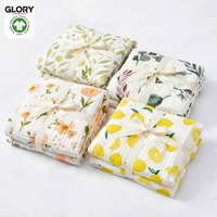 Couverture en mousseline épaisse 6 couches pour nouveau-né, fille et garçon, en coton, personnalisable, écologique et durable, pour bébé, directement de l'usine