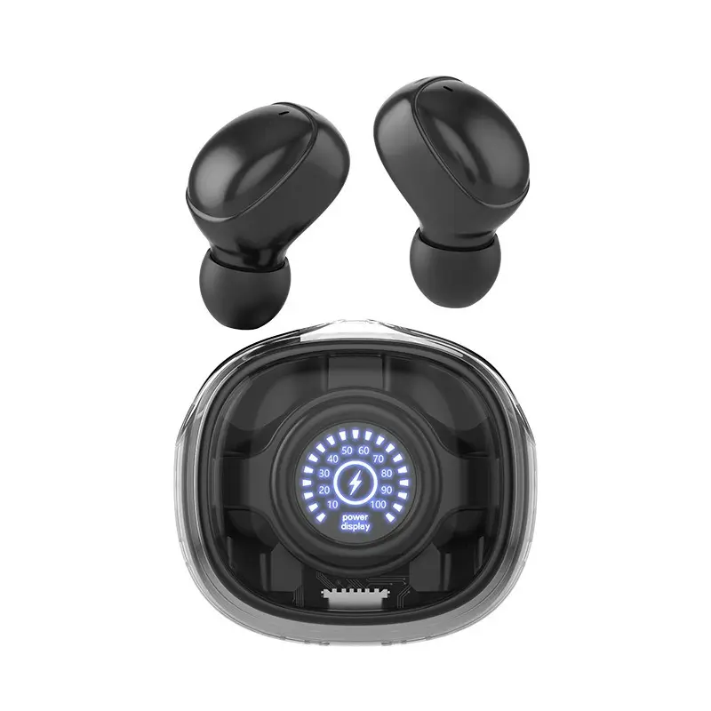 Penjualan laris M26 earphone nirkabel pengurang kebisingan in Ear kualitas suara tinggi hadiah Mini earphone perempuan mendukung BR EDP BLE