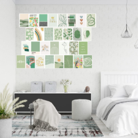 Kit de collage mural, affiches esthétiques, 50 pièces, 4x6 pouces, décoration murale photo bohème pour chambre à coucher, style Ins pour adolescentes