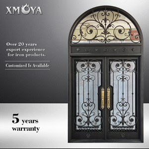 Porte d'Ingresso Principali in Ferro Battuto <span class=keywords><strong>su</strong></span> <span class=keywords><strong>Misura</strong></span> Basate <span class=keywords><strong>su</strong></span> Disegni, Porte d'Entrata per Case, Porta Esterna in Metallo - Product Image 2
