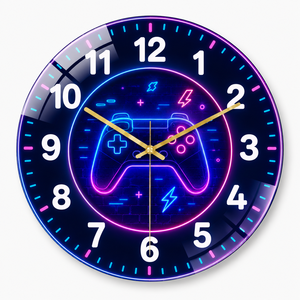 <span class=keywords><strong>Horloge</strong></span> murale mécanique Art Déco avec motif nature morte, design circulaire à une seule face, affichage à aiguilles pour salon, mariage - Product Image 3