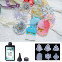 Résine époxy dure Joligel sans odeur, type super transparente, durcissement rapide aux UV, résine pour bricolage et bijoux, résine UV