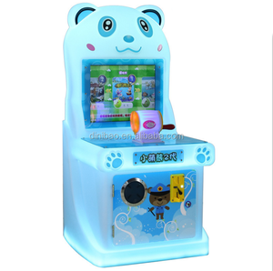 Máquina de Juegos Arcade Operada con Monedas para Niños, Serie Oso, con Juegos de Disparos/Carreras/Pesca, de Metal y Plástico, Versión en Inglés - Product Image 4