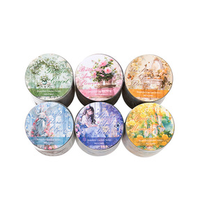 เทป PET ลายสวนสวย 2 ม./ม้วน ซีรีส์สวนในฝัน วัสดุตกแต่งสมุดบันทึก สติกเกอร์ลายวน - Product Image 5