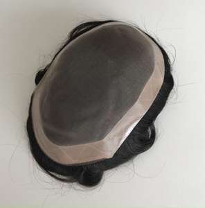 วิกผมผู้<span class=keywords><strong>ชาย</strong></span>สไตล์ยุโรปแบบเต็มตัวใช้สำหรับสวิสลูกไม้วิกผมแบบลอน - Product Image 4