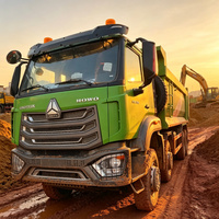 Самосвал Sinotruk 8X4 375 л.с. для тяжелых условий эксплуатации, новый дизельный двигатель Weichai Евро-2, лево- и праворульный, 25-тонный, гидравлический, для перевозки угля