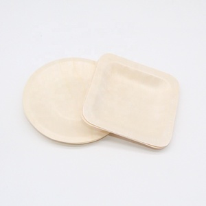 Vaisselle et articles de table jetables biodégradables en <span class=keywords><strong>bois</strong></span> durables avec gravure, assiette écologique pour la rentrée scolaire - Product Image 4