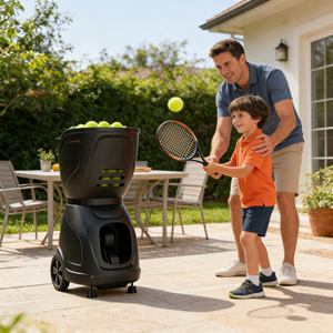 Máquina Lanzapelotas de Tenis, Nueva, Resistente, para Entrenamiento de Habilidades Básicas de Tenis - Product Image 2