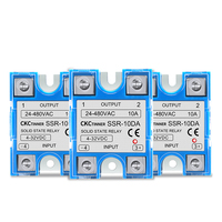 Module de relais à semi-conducteurs 220V monophasé SSR-25DA contrôle cc AC 40DA AA 60DD petit état solide
