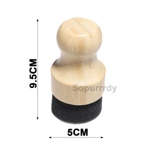 Kit d'application d'huile et de cire en bois massif avec brosse de nettoyage et logo personnalisé pour huile minérale de qualité alimentaire sur planches à découper de cuisine - Product Image 2
