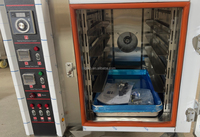 Mesin Pembuat Roti Oven Konveksi 5 Tray dan Proofer, Oven Konveksi Komersial Beruap