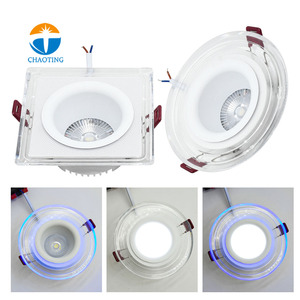 Nouveau design, éclairage d'ambiance en acrylique, downlight LED à intensité variable, 3000K 4000K 6000K, maison, angle de faisceau de 120°, anti-éblouissement, downlights faciles à installer - Product Image 2