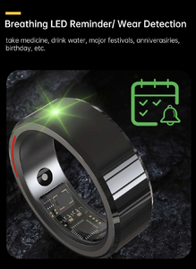 Nouvelle arrivée Bague intelligente pour la surveillance du sommeil Suivi de la forme physique Fréquence cardiaque Gestion de la santé Étanche BT Bague de <span class=keywords><strong>sport</strong></span> - Product Image 6