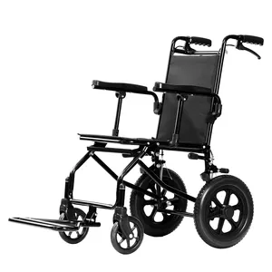 Nouveau design en acier ultra léger pliable portable pas cher voyage médical fauteuil roulant manuel pour adultes handicapés