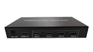 Âm thanh chuyên nghiệp video 1x4 màn hình 4K30hz HD Mi <span class=keywords><strong>TV</strong></span> Video tường bộ vi xử lý nối hộp và bộ điều khiển video Splitter chuyển đổi - Product Image 3