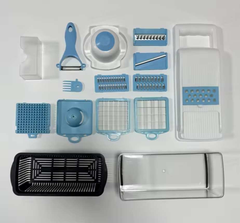 ชุด 14 ชิ้น สีฟ้า+ขาว