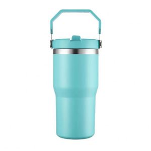 Stainless Steel <b>Double</b> <b>Wall</b> Travel Drink <b>Cup</b> with Easy Carry Handle, 20oz Vacuum Tumbler for Coffee Tea and Water - Product Image 3