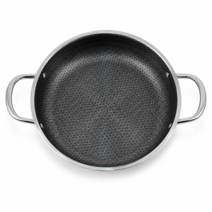 Wok de acero inoxidable con diseño de panal, sartén antiadherente de fondo plano, bandeja para hornear con doble asa, sartén gruesa para freír carne, utensilios de cocina sin recubrimiento - Product Image 1