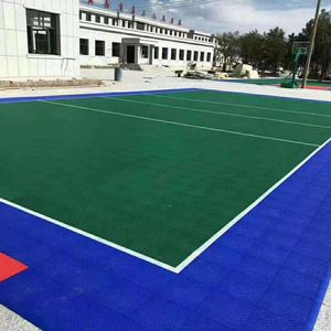 Revêtement de sol antidérapant pour basketball, en plastique, imperméable, durable, pour terrains de sport extérieurs, terrains de pickleball, dalles de sol en PP à emboîtement - Product Image 5