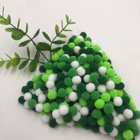 Pompon 8/10/15/20/25/30mm Mini pompons doux moelleux 3cm pompons boule de fourrure fait à la main pour bricolage artisanat décor à la maison fournitures de couture