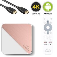 ELEBAO GB4 RockTek Homatics Boîtier TV Android 11 certifié Google Wifi 2.4/5G Décodeur Mi Android TV Box