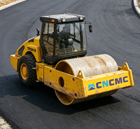 Compacteur vibrant à tambour unique en acier CNCMCTRSH18 540N/cm, charge linéaire, capacité de montée de 35 %, fiable, pour la compactation des chaussées routières