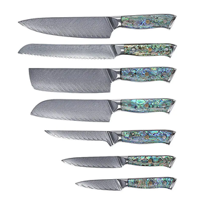 <span class=keywords><strong>Véritable</strong></span> <span class=keywords><strong>couteau</strong></span> <span class=keywords><strong>damas</strong></span> coquille AAblone en haute mer 9 pièces 67 couches VG10 <span class=keywords><strong>couteau</strong></span> OEM personnaliser chef santoku ensemble de couteaux <span class=keywords><strong>Damas</strong></span> - Product Image 6