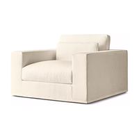 Canapé d'angle de luxe Lugano personnalisable avec housse, pour salon, hôtel, appartement, en bois, intérieur, doux et confortable