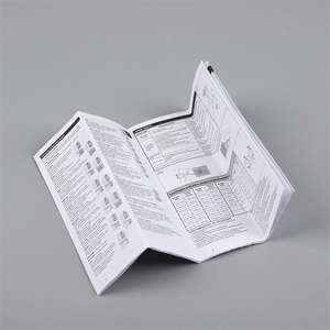 Libro di istruzioni per il prodotto con profilo aziendale piegato in carta istruzioni per il prodotto manuale con volantino personalizzato - Product Image 6