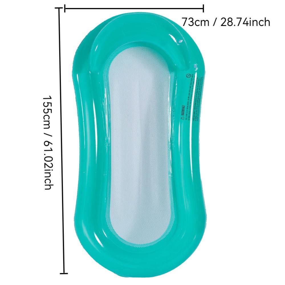 Sillón reclinable verde con almohada.