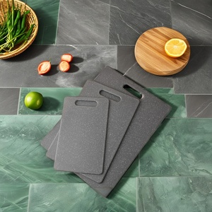 Custom Eco-Friendly <b>Plastic</b> Cutting Board Kitchen Three-Piece Double-Sided Cutting Board for Sorting Vegetables - Product Image 3