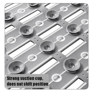 <span class=keywords><strong>Tapis</strong></span> de <span class=keywords><strong>douche</strong></span> résistant à la <span class=keywords><strong>moisissure</strong></span> <span class=keywords><strong>tapis</strong></span> de baignoire avec ventouses <span class=keywords><strong>tapis</strong></span> de baignoire en TPE <span class=keywords><strong>antidérapant</strong></span> pour la sécurité des enfants âgés - Product Image 4