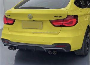 Difusor de parachoques trasero de fibra de carbono F34 para <span class=keywords><strong>BMW</strong></span> 3 Series <span class=keywords><strong>GT</strong></span> 2013-2019 328i 335i <span class=keywords><strong>340i</strong></span> M-Sport Spoiler Lip + Tail Tip Escape - Product Image 6