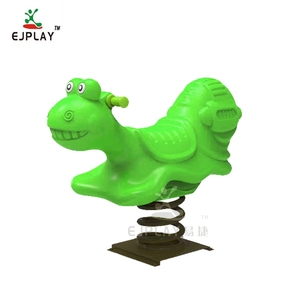 Diseño interesante niños al aire libre de plástico Primavera de caballo de primavera pilotos - Product Image 2