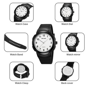 Reloj cronógrafo redondo para hombre, correa de reloj de TPU de lujo, reloj de cuarzo resistente al agua 30M, relojes al por mayor - Product Image 2