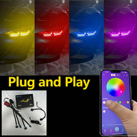 J ONE est adapté pour BMW G22 G23 G26 G80 G82 M3 M4 430i M440i RGB feux de jour DRL jaune, bleu, rouge phares à LED
