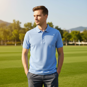 Men's Breathable Polo Shirts Dry Fit Quick Dry Golf Polo T-Shirt for Sports Custom Printing Embroidery Logo