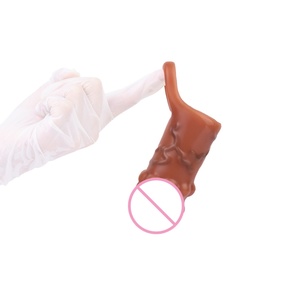 Funda de Silicona para Pene FRRK, Retrasa la Eyaculación, Funda Realista para Dildo, Anillo para Pene con Textura Estimulante, Juguetes Sexuales para Hombres, para Agrandar el Pene - Product Image 4