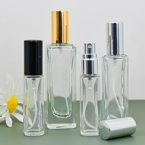 Reciclável 3ml 5ml 8ml 10ml 15ml 20ml, perfume atomizador vazio recarregável luxuoso gola de vidro 30ml difusor frascos spray de parfum