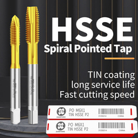 Échantillon de lausseuse à pointe spirale ZUANTONG HSSE-M35 avec revêtement en étain, 1 pièce, M1 M2 M2.5 M3 M4 M5 M6, pour machines à fileter – Ventes flash usine