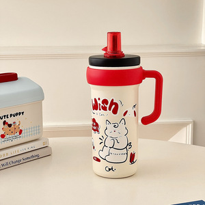 Mới Chất lượng cao xuất hiện Ice-Buster Cup - 316 thép không gỉ công suất lớn cách nhiệt cup với xử lý và rơm cốc cà phê - Product Image 3