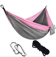 Camping en plein air simple hamac personne unique détachable Camping hamac Portable sommeil suspendu balançoire lit sac de transport adulte Logo