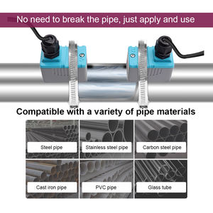Modulaire Ultrasone Debietmeter Aan De Muur Gemonteerde Klem-Op Debietmeter Riolering En Zuivere Waterstroom Meter - Product Image 5