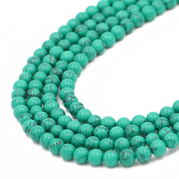 Pierre de gros pas cher prix vert turquoise 8mm perles rondes brins