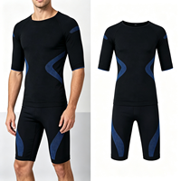 Ensemble de sous-vêtements d'entraînement EMS 2 pièces Miha Bodytec, short de tonification par électrostimulation EMS, couches de base, combinaison EMS