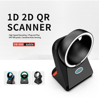 Lecteur de codes-barres omnidirectionnel de bureau XB-X86 Syble à décodage haute vitesse 1D 2D QR Code