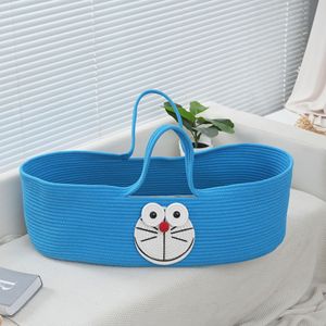 Cesta plegable de tela de algodón para ropa, cesta de almacenamiento de ropa plegable, cesta portátil nórdica para bebés, <span class=keywords><strong>cuna</strong></span> portátil para recién nacidos - Product Image 6