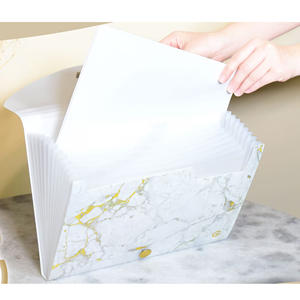 แฟ้มเอกสารพกพา 12 ชั้น แบบขยายได้ ขนาด A4 แฟ้มจัดหมวดหมู่  วัสดุ PP พร้อมคลิปหนีบเอกสาร  ขายดี - Product Image 3